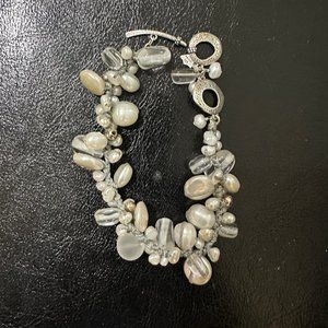 Silpada Effervescence Bracelet Pearl Quartz